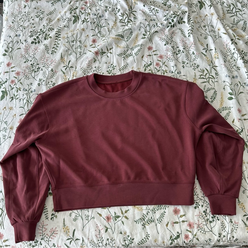 Lululemon Softstreme Perfectly Oversized Cropped Crew
